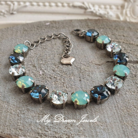 Armband Alison "Montana Pacific" met Swarovski Crystal