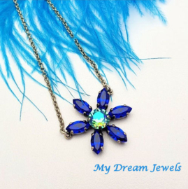 Ketting Swarovski Magic Blue Turquoise