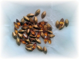 Swarovski 4200 Navette Topaz 6x3mm