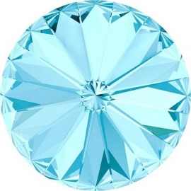 Swarovski 1122 Rivoli Aquamarine 12mm