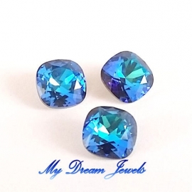 Swarovski 4470 Square Crystal Bermuda Blue 10x10mm