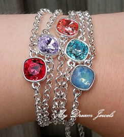 Armband Charina Pink met Swarovski Crystal