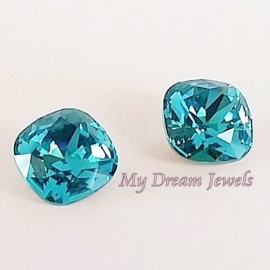 Swarovski 4470 Square Indicolite 12x12mm