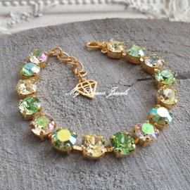 Armband Summer Green met Swarovski Crystal