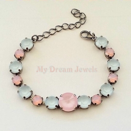 Armband Sweet Pastels met Swarovski Crystal