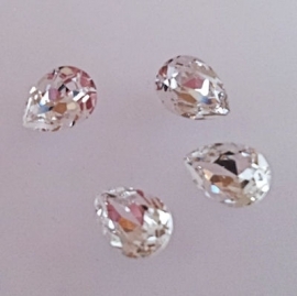 Swarovski 4320 druppel 8x6 mm Crystal