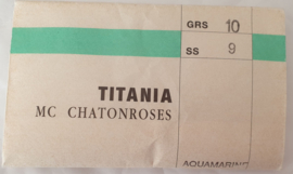 Preciosa platte steen Aquamarine AB 3,0mm( SS12 ) per 72 st