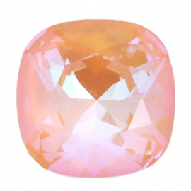 Swarovski 4470 Square Crystal Peach Delite 10x10mm