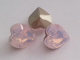 Swarovski 4884 Hart Rose Water Opal 11x10mm