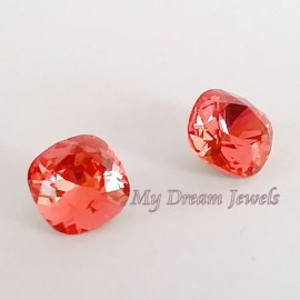 Swarovski 4470 Square Padparadscha 10x10mm