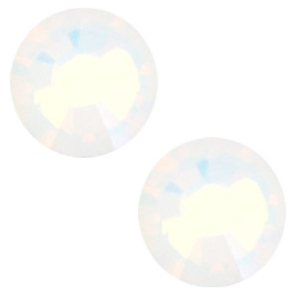 Swarovski 2012 platte steen "White Opal "  4,6mm ( SS20 )