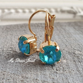 Oorbellen Alison met Swarovski Laguna Delite