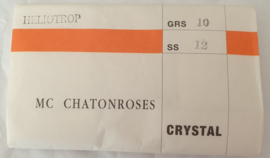 Preciosa platte steen Crystal Heliotrope 3,0mm( SS12 ) per 72 st