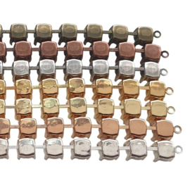 DQ Armband  voor 13 Swarovski puntstenen SS39 in 7 kleuren platings