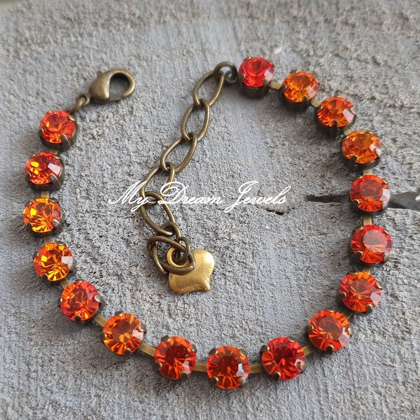Armband Fire met Swarovski Crystal