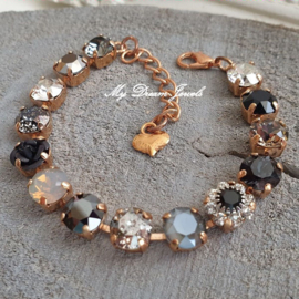 Armband Black Rose met Swarovski Crystal