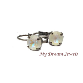 Oorbellen Swarovski Crystal Grey Delight