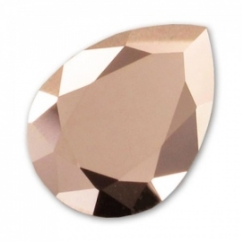 Swarovski  4320 druppel 14x10 mm Crystal Rosè Gold