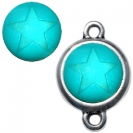 Polaris Cabochon Ster Deep Blue Zircon 12mm