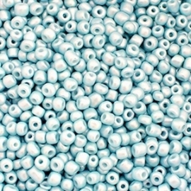 Rocailles Bleached Aqua Metallic 4mm