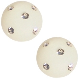 Polaris Cabochon Swarovski Silk Beige 12mm