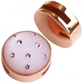 DQ Cabochon Slider Rose Gold voor 20mm