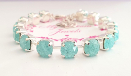 Armband Crushed  Crystal Sea Foam