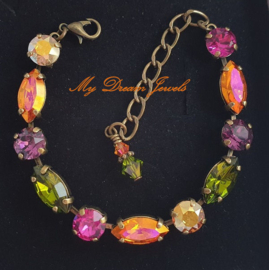 Armband Amy "Magical Autumn"met Swarovski Crystal