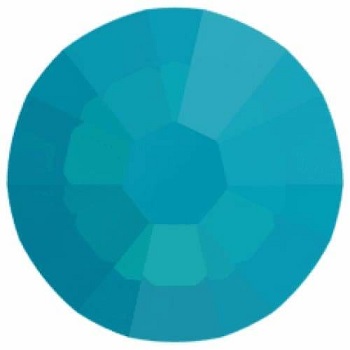 Swarovski 2028 platte steen Caribbean Blue Opal 3,0mm ( SS12 ) per 36 st