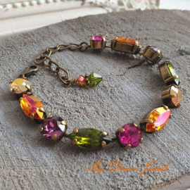 Armband Amy "Magical Autumn"met Swarovski Crystal