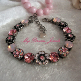 Armband Fleur met Swarovski Crystal