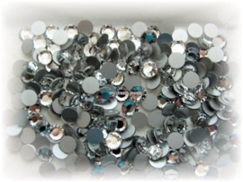 Swarovski platte steen Shadow Crystal SS30 per 4 stuks