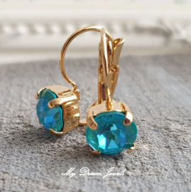 Oorbellen Alison met Swarovski Laguna Delite