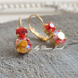 Oorbellen Lara met Swarovski Hyacinth & Hyacinth AB