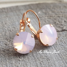Oorbellen Rivoli Crystal Light Rose Opal