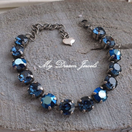 Armband Alison "Midnight Blue" met Swarovski Crystal