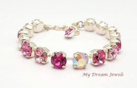 Armband Love met Swarovski Crystal