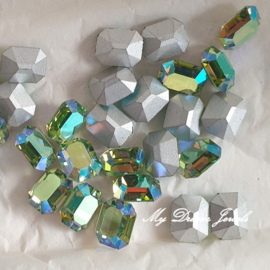 Swarovski 176/1( 4600 ) Octagon "Peridot AB " 10x8mm