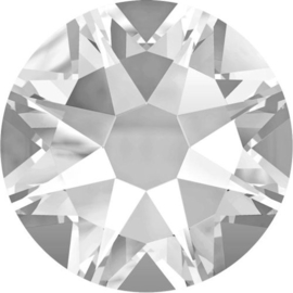 Swarovski platte steen Crystal SS34 per 4 stuks