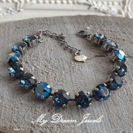 Armband Alison "Midnight Blue" met Swarovski Crystal