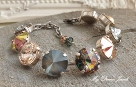 Armband "Beautiful Peacock " met Swarovski Crystal