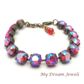 Armband Light Siam Shimmer met Swarovski Crystal