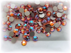 Swarovski 2028 platte steen Sun AB SS34 per 4 stuks