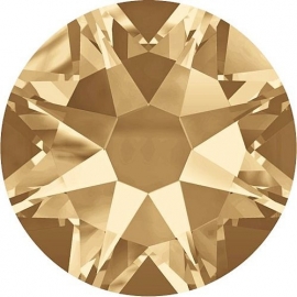 Swarovski platte steen Crystal Golden Shadow SS34 per 4 stuks