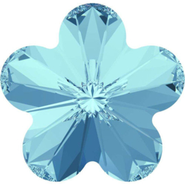 Swarovski 4744 Flower Aquamarine