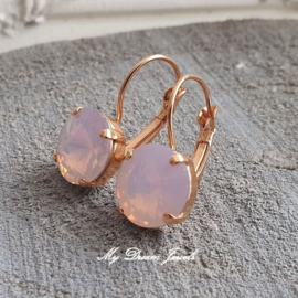 Oorbellen Rivoli Crystal Light Rose Opal