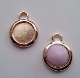 DQ Hanger Light Rose Gold voor Cabochon 12mm