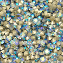 Swarovski 1028 puntsteen Aquamarine AB  PP14 ( 2,0mm )