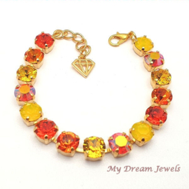 Armband Sun of Fire met. Swarovski Crystal