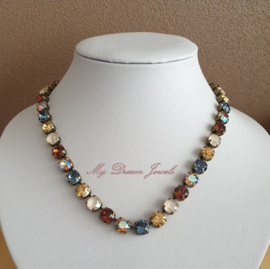 Collier Alison "Autumn Shimmer" met Swarovski Crystal